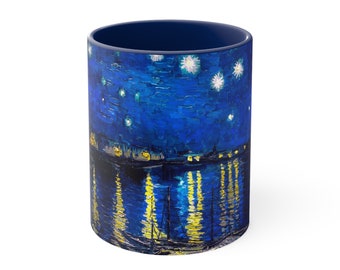 Starry Night Over The Rhone Mug | Starry Night Over The Rhone Cup | Starry Night Over The Rhone Mug | Van Gogh Coffee Mug Starry Night Gift