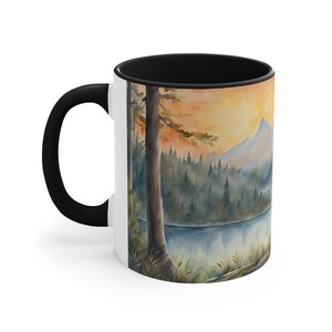 Pocahontas Mug | Native American Mug | Indian Mug | Fairy Tale Mug Cup | Scenic Historical Mug | Mountains River Drinkware Gift Women Stuff image 6