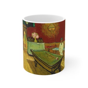 Night Cafe Mug | Van Gogh Coffee Mug | 11 oz Ceramic Mug | Vincent Van Gogh Mug | Van Gogh Cup | Van Gogh Gifts