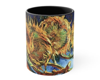 Sunflower Coffee Mug |  Sunflower Mug Sunflower Cup Flower Mug | Floral Coffee Mug Flower Cup | Cute Mug Flower Mug Cute Coffee Mugs Women