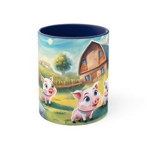 Taza de los tres cerditos / Taza del lobo feroz / Taza de cuento de hadas / Taza de los hermanos Grimm de Hans Christian Andersen, regalo para niños, artículos para mujeres