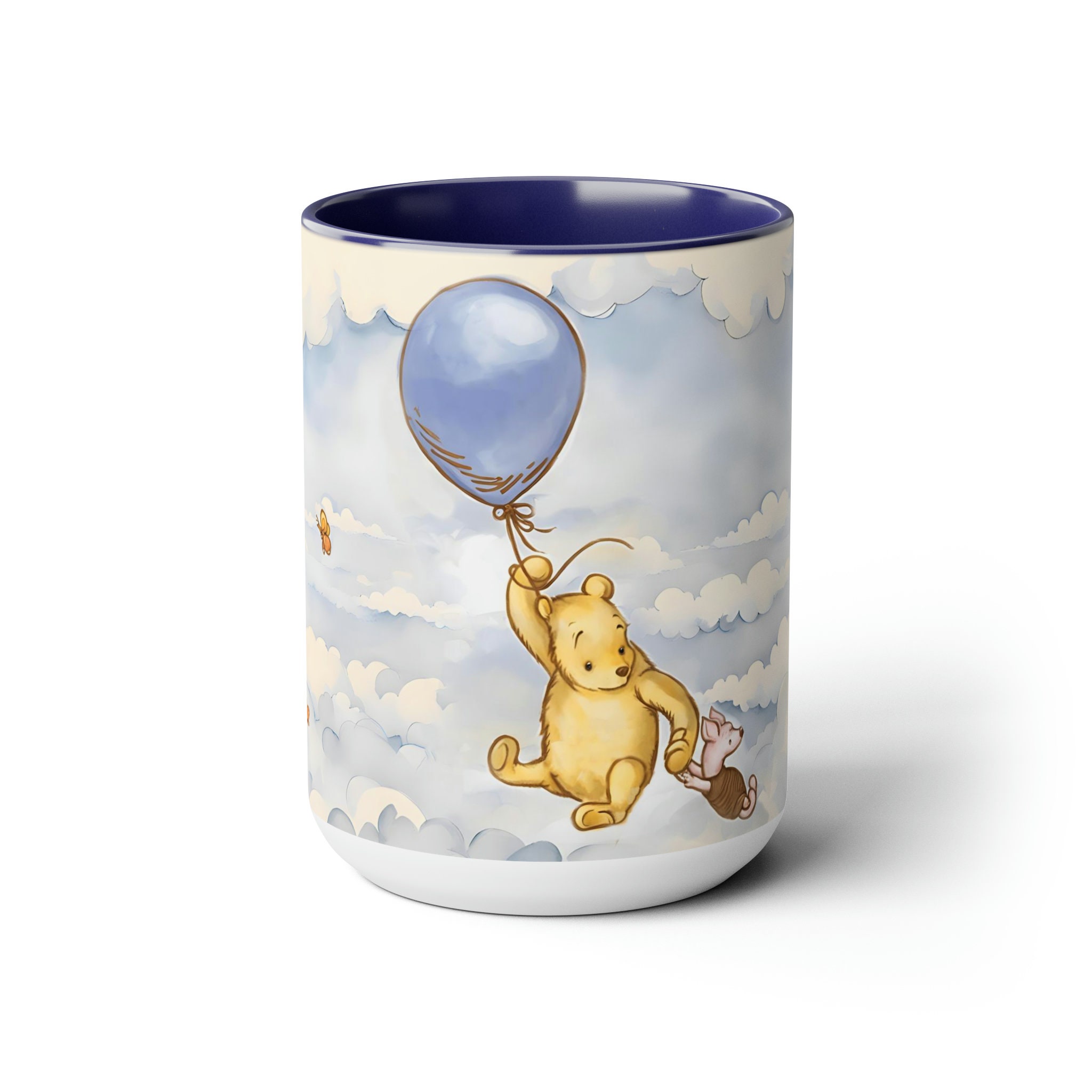 15 Oz Pooh Bear Holding Onto a Ballon With Piglet Boy Winnie the Pooh — free download