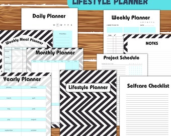Productivity Planner Printable Ultimate Life Journal Binder Daily ...