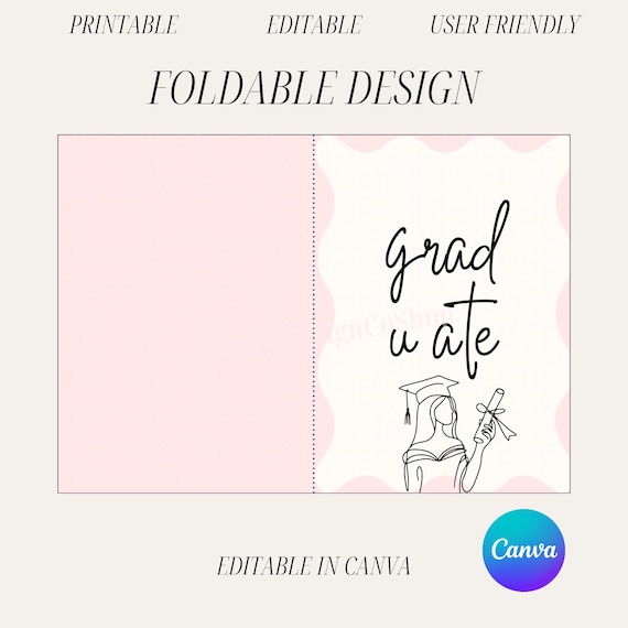 Grad U Ate Graduation Card Template, Printable Foldable Card, 2025 Graduation Gift, Tiktok Brainrot, High School Graduation, College Grad - Etsy Grad U Ate Graduation Card Template, Printable Foldable Card, 2025 Graduation Gift, Tiktok Brainrot, High School Graduation, College Grad - Etsy