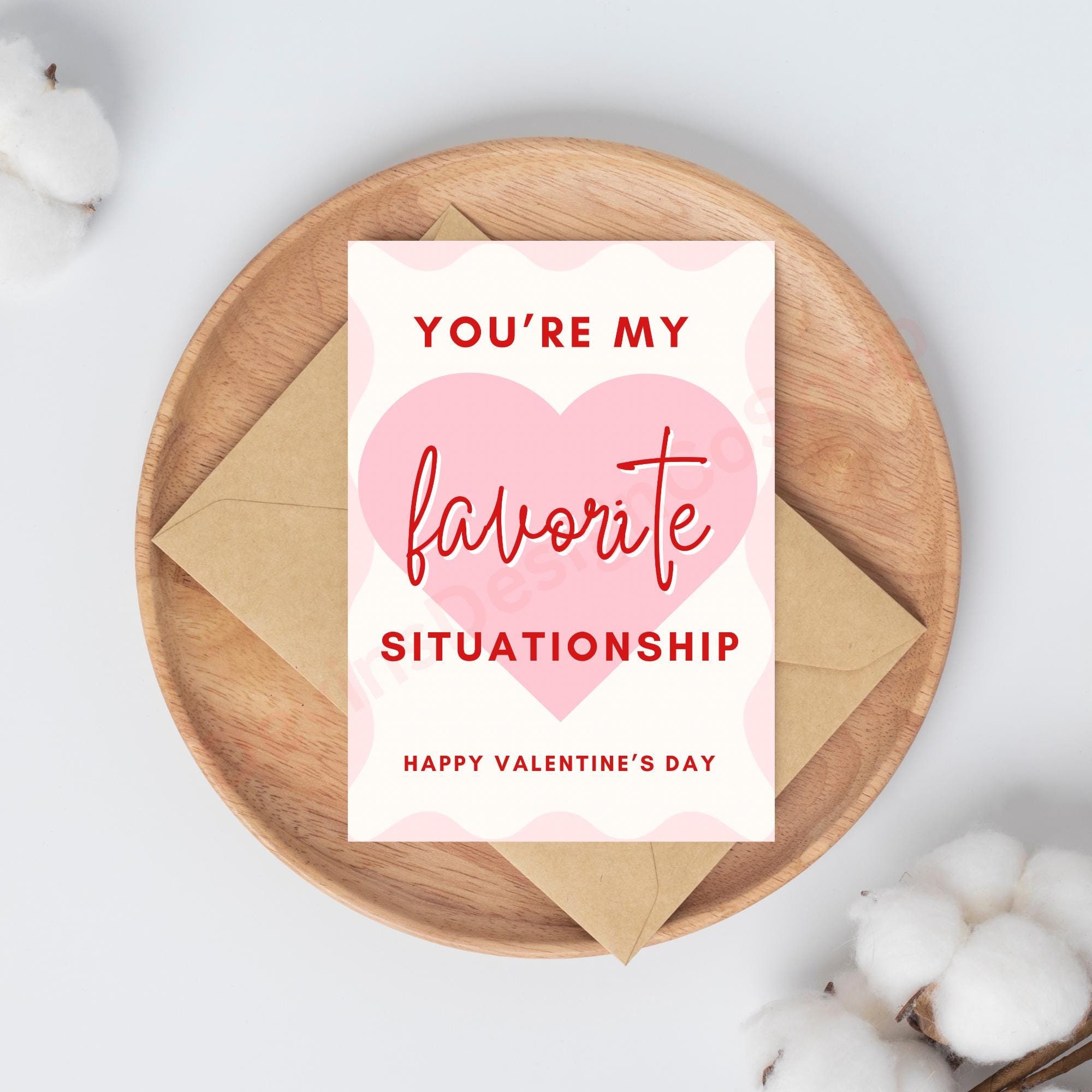 Situationship Valentine's Day Card, Friends With Benefits