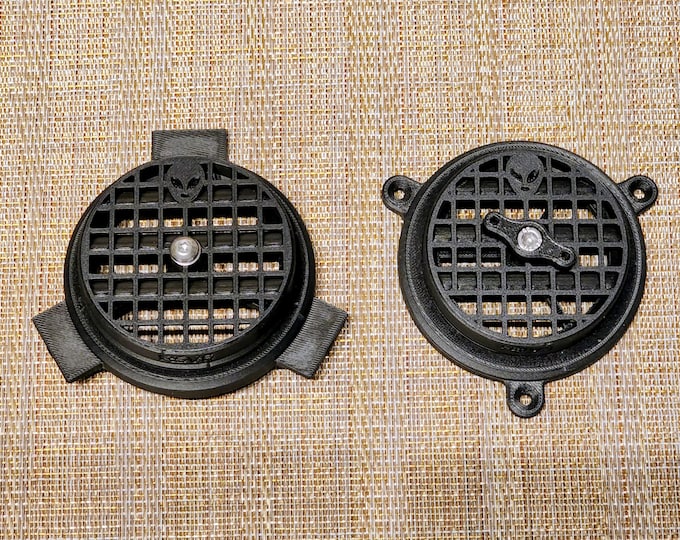 Truma Combi vent deflector & mouse guard for Travato