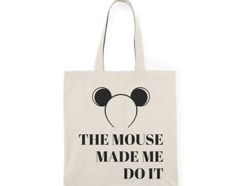 Tote Bag Canvas,  Disney Bag Gift Cotton Canvas Tote