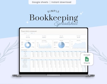 Boekhoudsjabloon voor kleine bedrijven: inkomsten- en uitgaventracker voor Google Spreadsheets