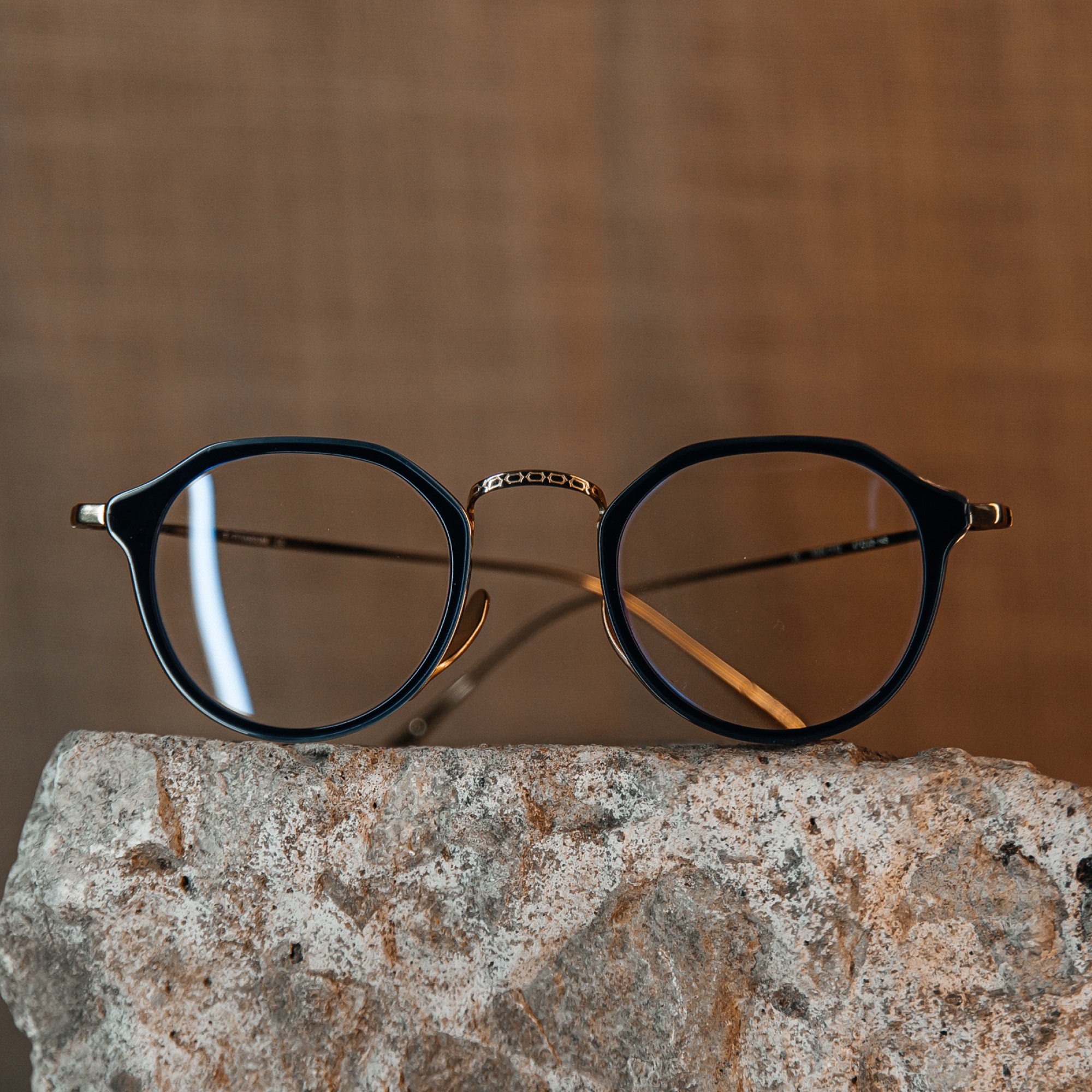 Gold frame glasses Etsy Mexico