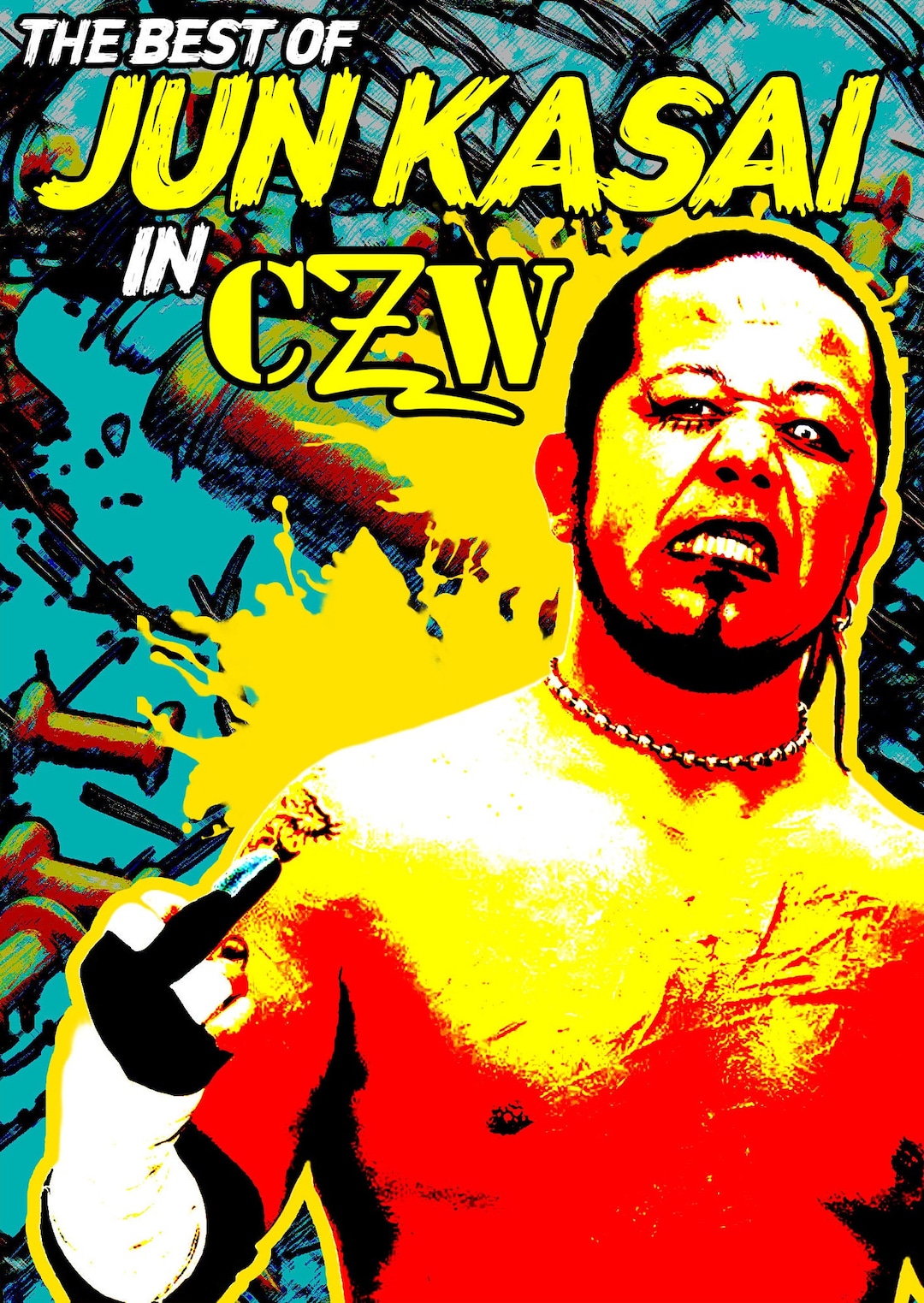 Jun Kasai in CZW dvd/bluray Etsy