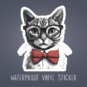 Cute Cat PFP Sticker for Sale by thetechnopath