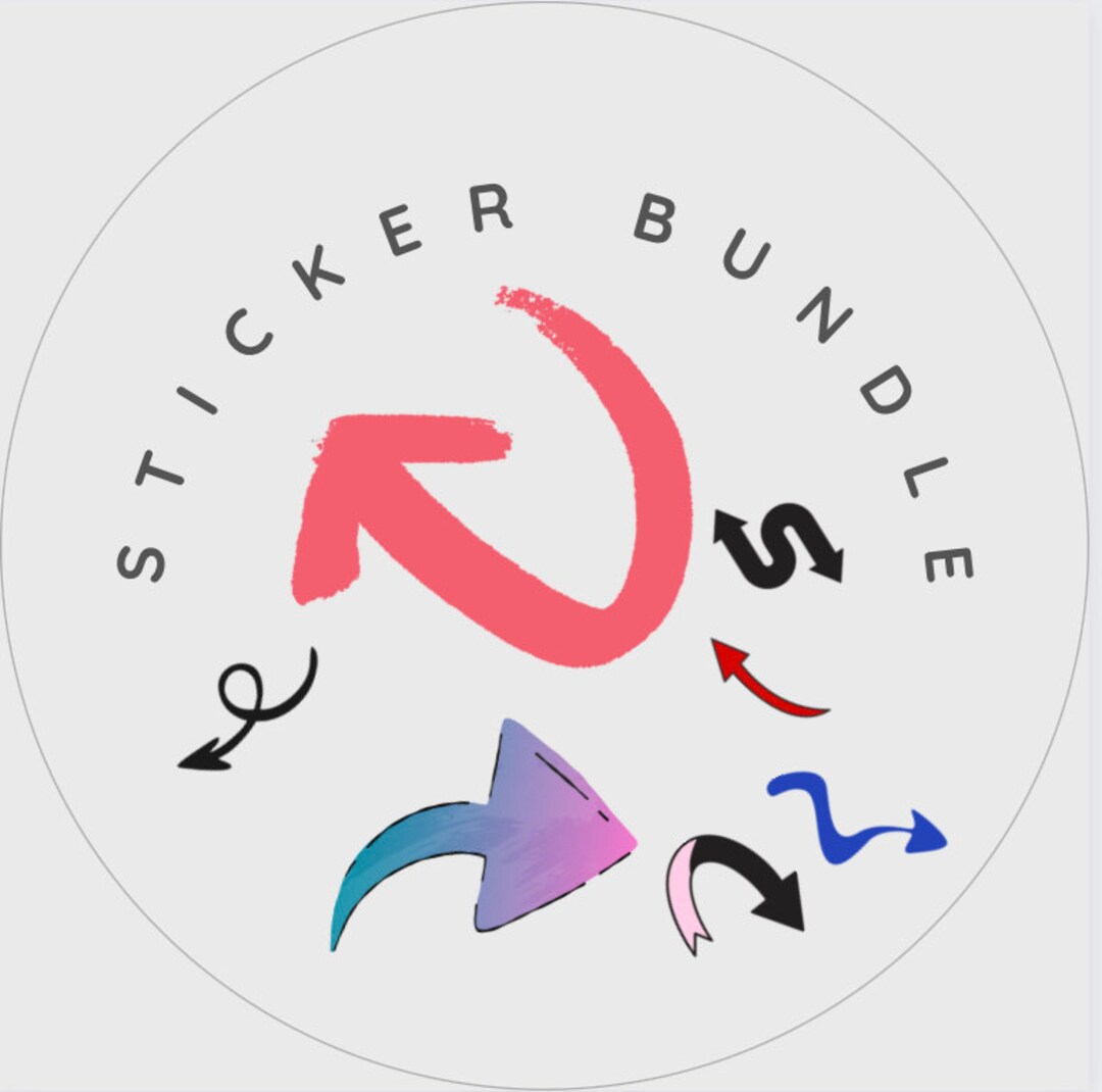 Goodnotes Digital Stickers Arrow Digital Stickers 150 Etsy