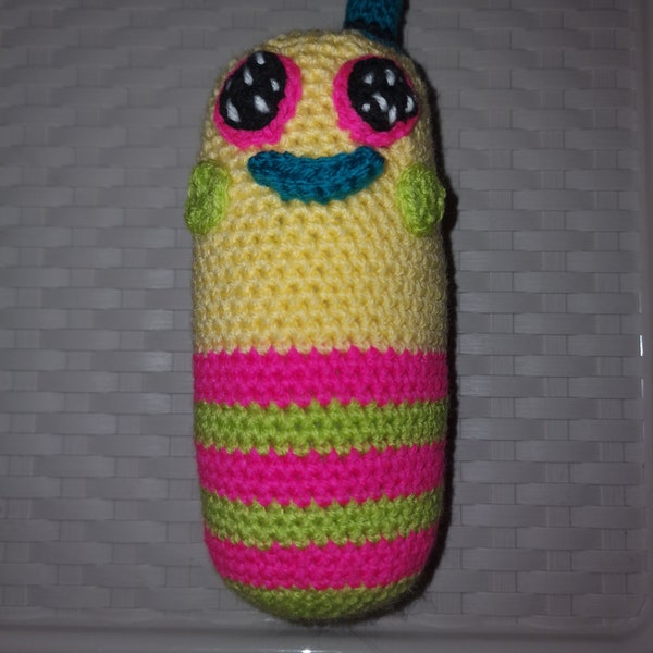 Mr dinkles plushie, handmade crochet gift, trolls movie, perfect gift for any trolls fans.