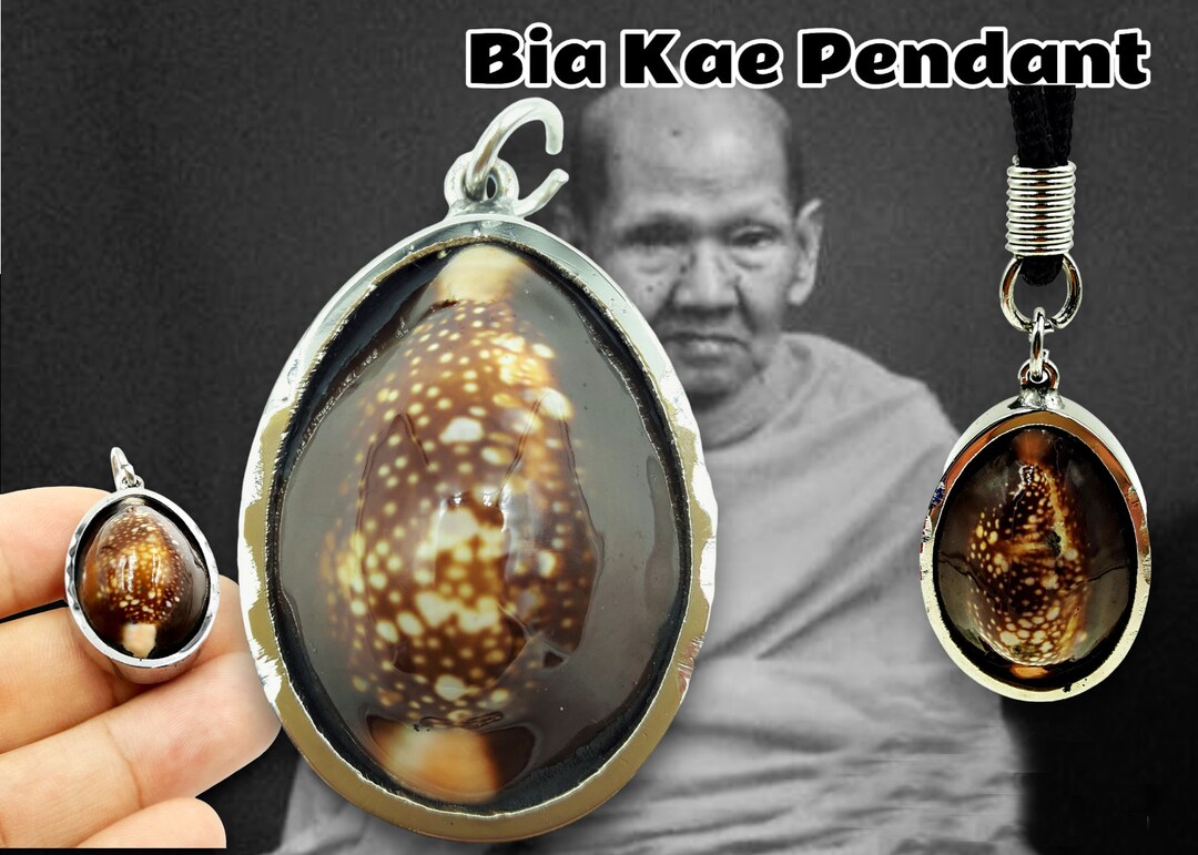 Shell Amulet Bia Kae Shell Amulet: Luang Por Chuea Thai Talisman - Etsy