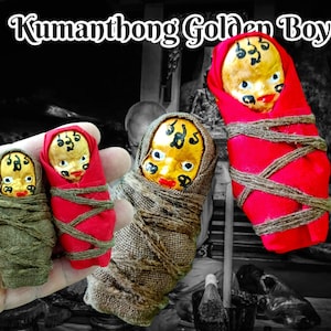 【強運】タイのお守り、クマントーン THAI KUMANTHONG Amazon | タイジュエリーお守り タイ クマントーン ミニクマアンソン像