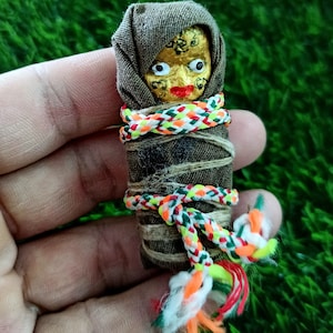 Kumanthong Thai Superstition Regarding Spirits Tied with Holy Thread Sai Sin Spirit of Infant in Shroud Voodoo Hight Protection From Thai