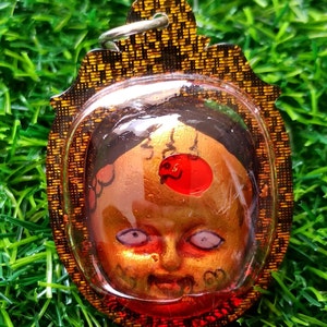 Magic KumanThong Ghost LukKrok in Shroud Thai Amulet Voodoo Spirit of Infant From Thailand