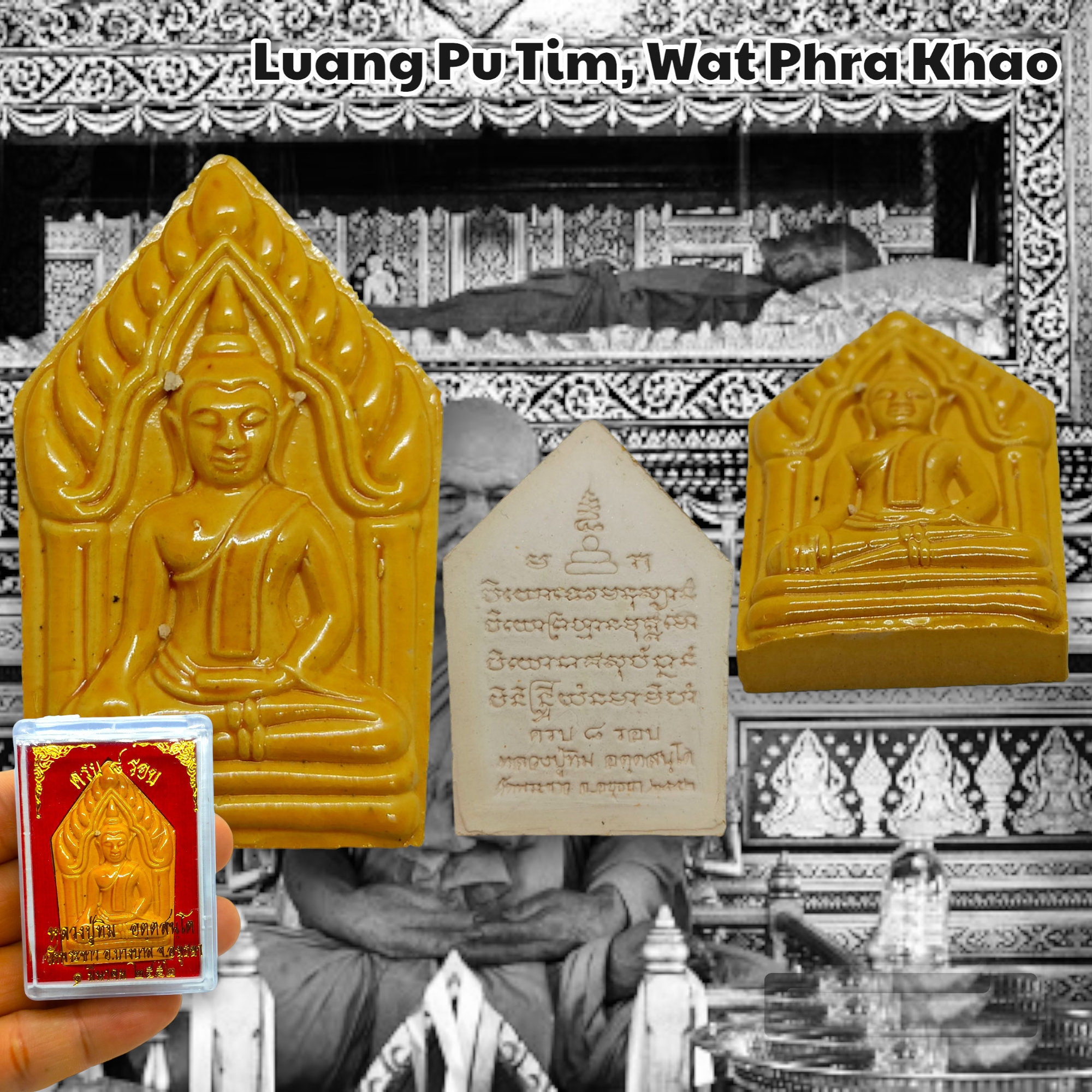 Luang Pu Tim Yantra Amulet: Wat Phra Khao, Thailand - Etsy