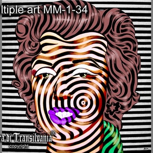 Marilyn Monroe Pop Art Print: Signed Limited Edition Canvas