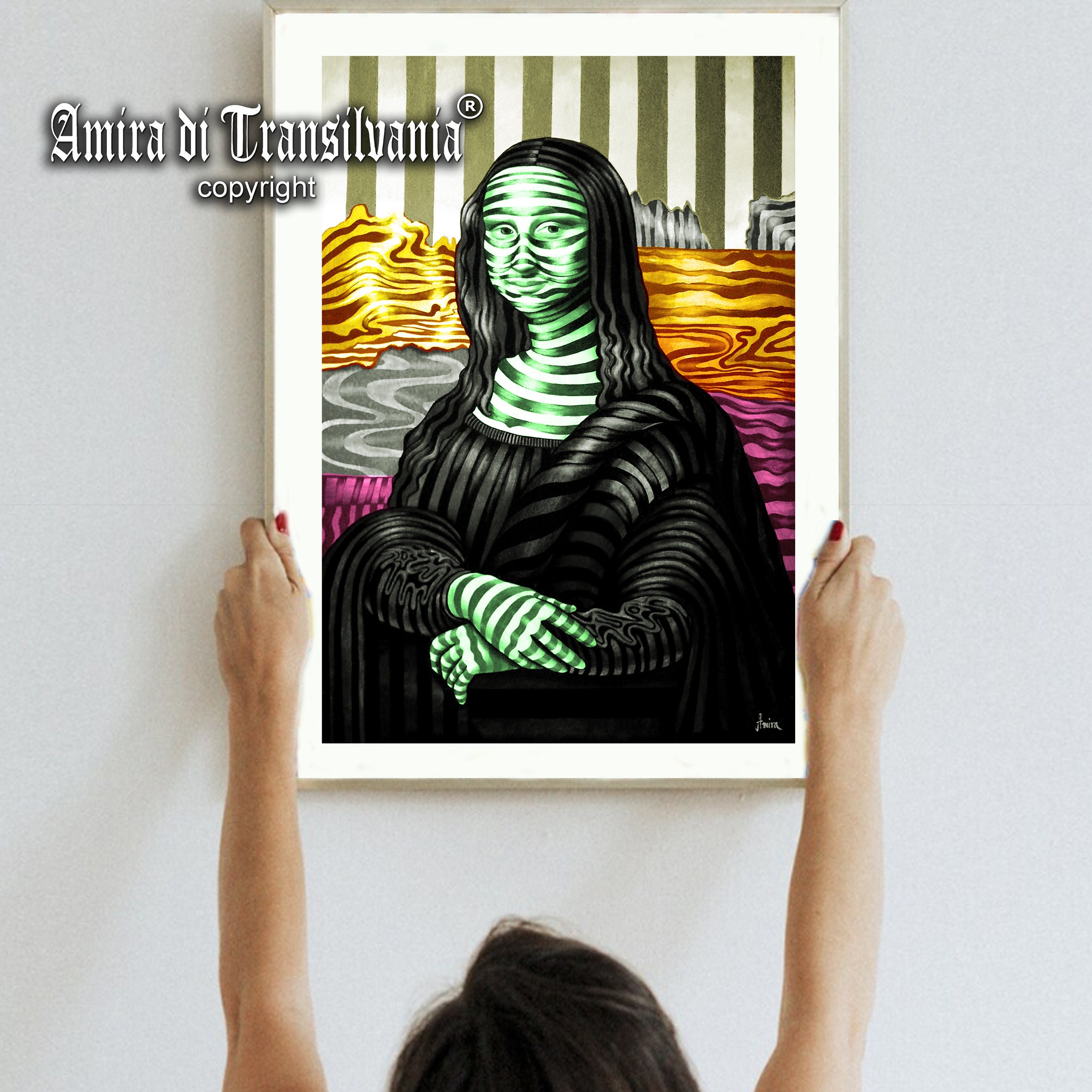 モナリザ ポップアート プリント: レオナルド ダ ヴィンチ、ルーブル