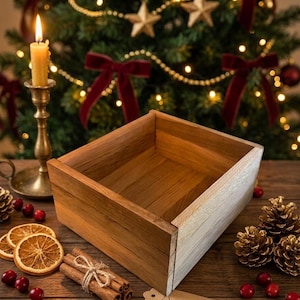 Personalisierter Adventskalender mit Namen | 24 handgemachte Überraschungen | Geschenkbox aus Holz | DIY & Deko Adventskalender bild 8