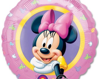 Balloon 18" Minnie Mouse Mylar Foil Round Party Decorations