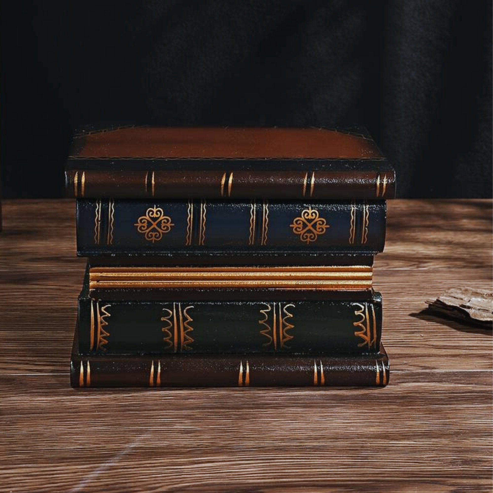 Book Shaped Box Handmade Jewelry Box, Book Lover Gift, Vintage Book