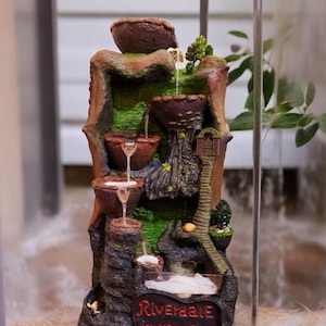 屋内コンクリート噴水：ガーデンデコレーション