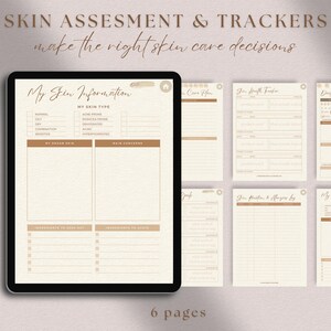 Black Girl Skin Care Planner Digital, Melanin Skin Assessment Journal, Ultimate Glow Up Planner, All-in-One Planner Skincare, Morning Routine Chart, AM PM Beauty Routine Tracker Bundle, Skincare Products Inventory,Daily Skincare Routine Organizer PDF