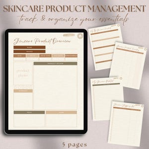 Black Girl Skin Care Planner Digital, Melanin Skin Assessment Journal, Ultimate Glow Up Planner, All-in-One Planner Skincare, Morning Routine Chart, AM PM Beauty Routine Tracker Bundle, Skincare Products Inventory,Daily Skincare Routine Organizer PDF