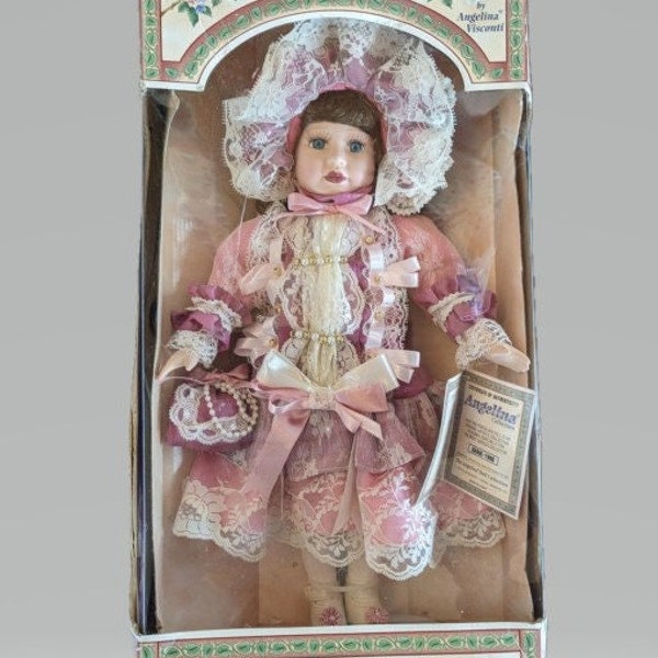 Vintage Limited Edition of Fine Porcelain Doll by Angelina Visconti