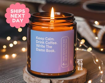 Keep Calm Writers Gift, Gift For Writer, Gift Writer, For Writers, Writers Ring, Book Writer, Journal Write, Gift For Her MC-253