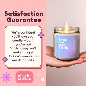 Smells Like Empty Nesters Soy Wax Candle, Gift For Empty Nesters, Kids Off To College Gift, Empty Nesters Gift, Eco Friendly Candle MC-198 image 8