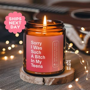Funny Father&#39;s Day Gift for The Best Dad - Gift to Dad From Daughter - Funny Candle Gift - Soy Wax Scented Candle MC-523