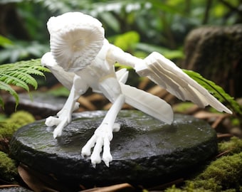 Articulated Barn Owl/Flexi Toys/3d printed Owl/3D Printed Sensory Stress Fidget/Fidget Toy//Fantasy Animal Toy/Gifts for kids