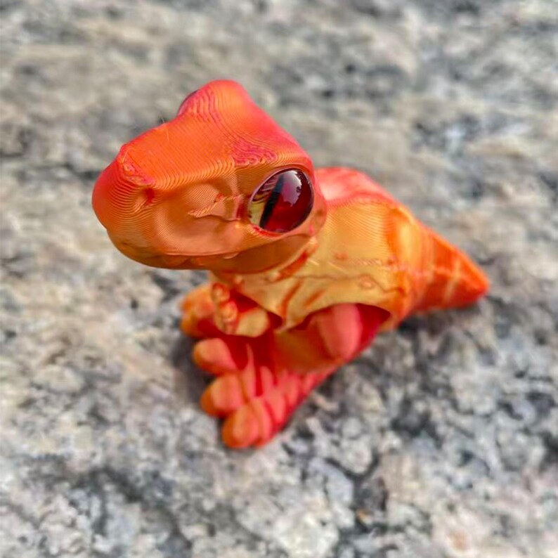 Tiny Velociraptor/articulated Velociraptor Dinosaur Fidget/baby ...