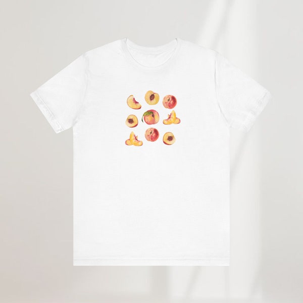 Vintage Peach T-Shirt Graphic fruit Shirt cottagecore aesthetic Boho clothing fruit tee Peach Shirt Graphic T-Shirt Gift For Women coquette