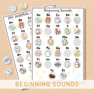Busy Book Worksheet Toddler Preschool Curriculum, Beginning Sounds Printable Preschool Activity Busy Binder