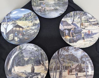 Collector Plates Limited Edition - Australian - Early Settlers Series - Royal Doulton