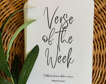 Verse of the Week Cards - 52 Weekly Scripture Cards