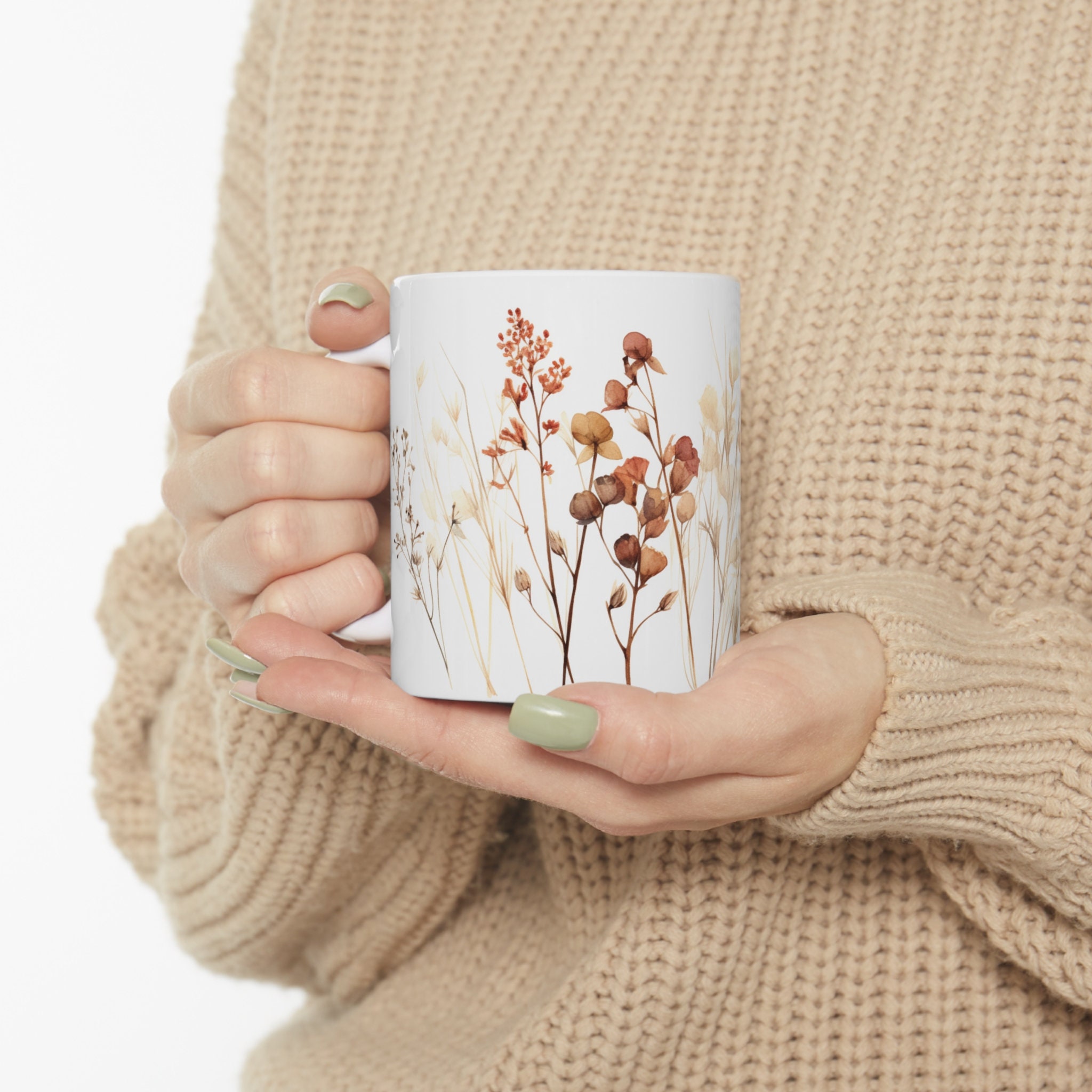 Dried Flower Mug 11oz