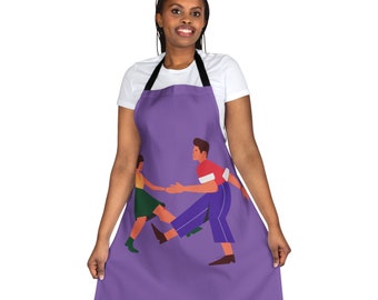 Apron, 5-Color Straps (AOP)