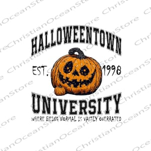 Halloweentown 1998 Shirt Designs, Halloween Gift, Coquette Pumpkin png, Halloween T-shirt, Halloweentown Download, Pumpkin Spooky Png, files