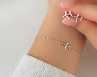Chandler Bracciale Minimalista A Doppio Strato, Catena In Argento 925, Gioiello Elegante Per Donna, Regalo Con Garanzia 12 Mesi - 2
