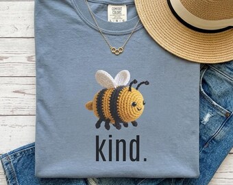 Bee Kind Shirt Bee Kind T-shirt | Cute Bumblebee Quote, Save the Bees Pun