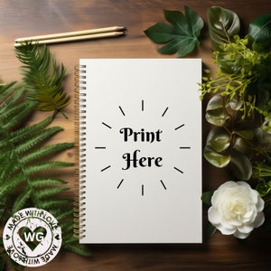 Spiral Notebook Mockup Blank Spiral Notebook Mockup Planner Mockup Journal Mockup Bundle Boho Mockup Book Mock Ups Spiral Journal Mock ups