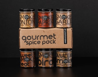 Smoked Spices and Seasonings-The Gourmet 6 Gift Set