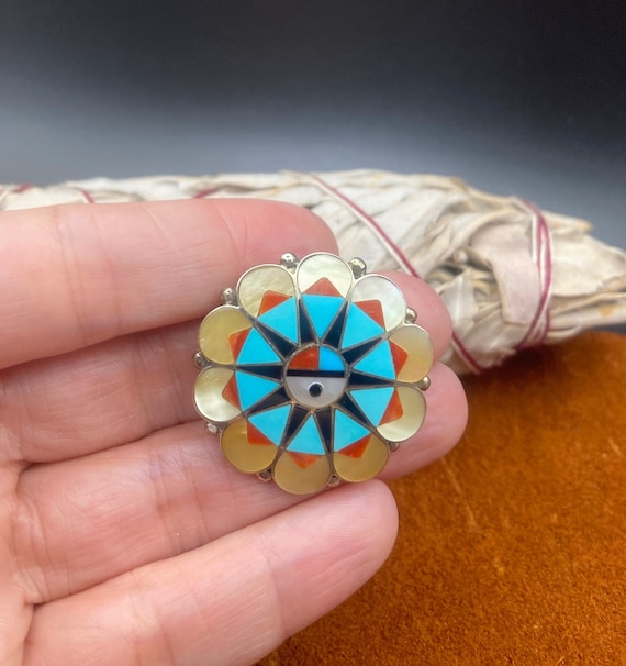 Beautiful vintage zuni sunface - Gem Beautiful vintage zuni sunface - Gem