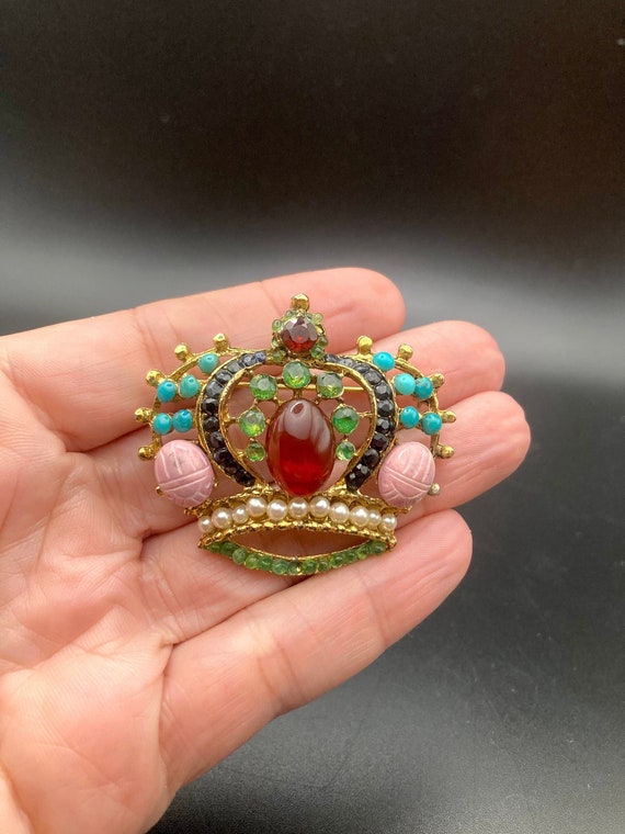 Vtg swoboda signed brooch - Gem