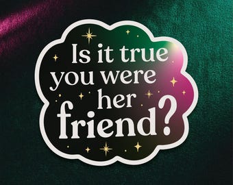 Pegatina de vinilo inspirada en Wicked, cita de Broadway, regalo para amantes del teatro